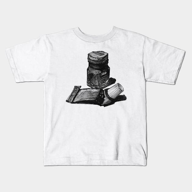 Art Stuff Kids T-Shirt by TANGSTUDIO